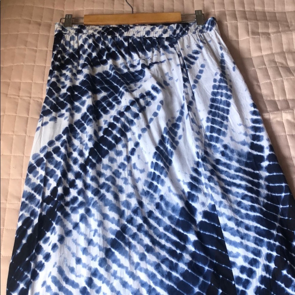 Maxi tie dye skirt